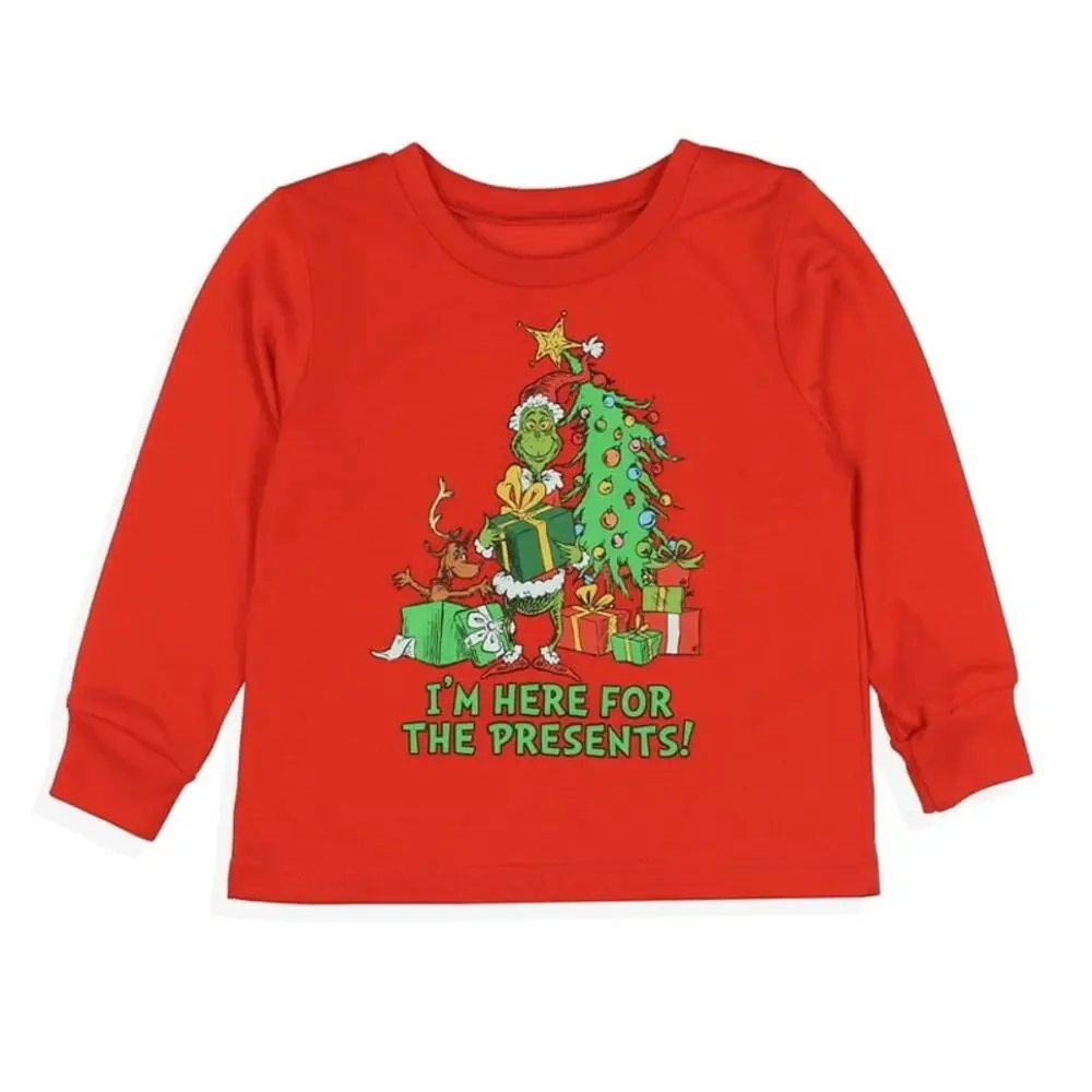 NEW! Size 3T Dr Seuss The Grinch Pajamas Buffalo Plaid Matching Family Sleepwear
